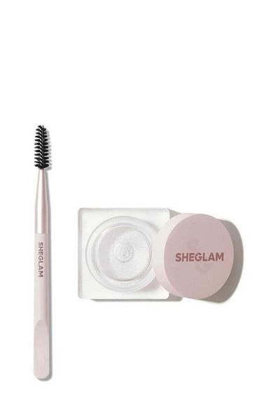 SHEGLAM Set Me Up Eyebrow Hold Gel, Long-Lasting, Waterproof And Extreme Hold Wax Crystal Clear