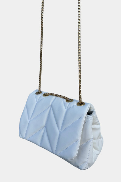 osteir Kadın Zincir Askılı 2 Gözlü Astarlı Kol Çantası