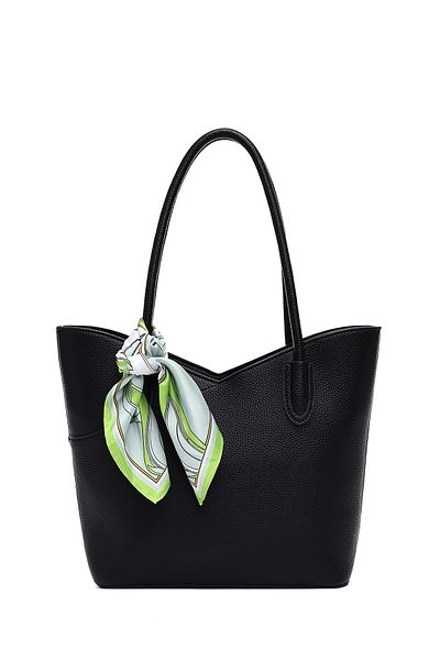 Derimod Women's Black Accessory Detailed Shoulder Bag 25Sbd2769Ft