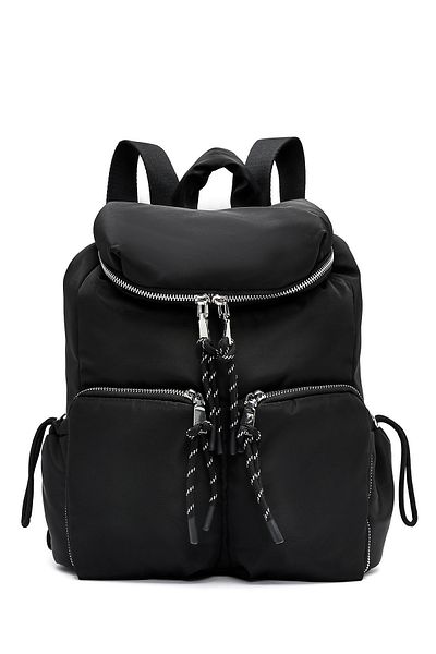 Derimod Women's Black Fabric Backpack 25Sbd27806F