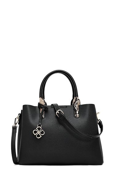 Derimod Women's Black Long Strap Classic Shoulder Bag 25Sbd286318