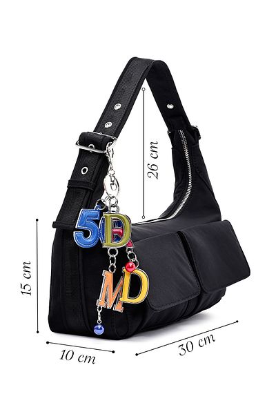 Derimod Women's Black Shoulder Bag 25Sbd27546F