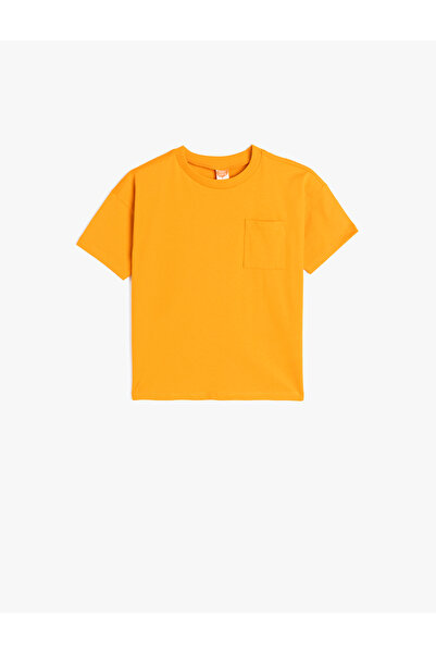 Koton Baby Boy's Orange Basic T-Shirt