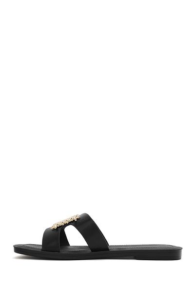 Derimod Women's Black Accessory Slippers 25Sfe463718