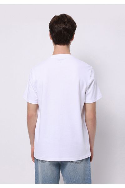 Colin's Regular Fit Round Neck Plain Men's White Short Sleeve T-Shirt