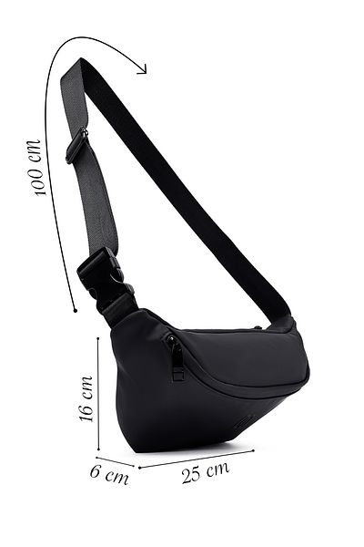 Derimod Men's Black Mini Waist Bag 25Sbd30126F