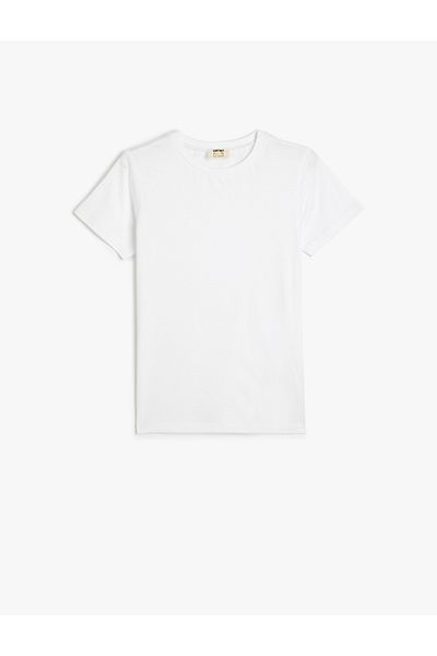 Koton New Season Basic T-Shirt Short Sleeve Crew Neck Cotton