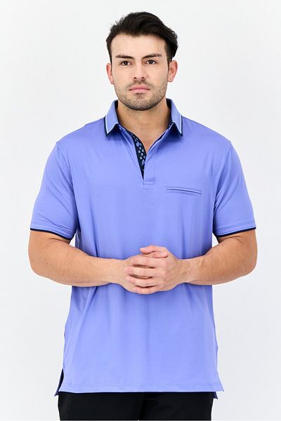 Head Men Sportswear Fit Short Sleeve Golf Polo Shirt, Lavender