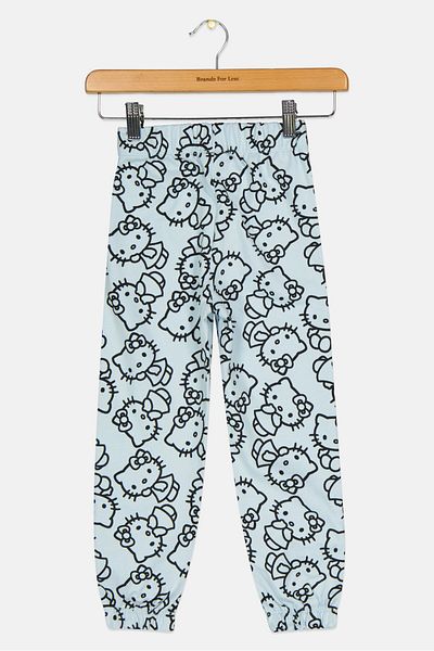 Hello Kitty Toddlers Girl Graphic Print Jogger Pants, Multicolor