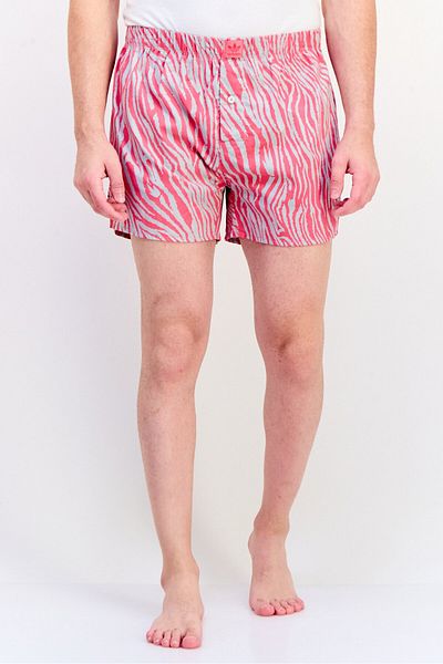 adidas Men 2 Pack Allover Print Woven Boxers, Multicolor