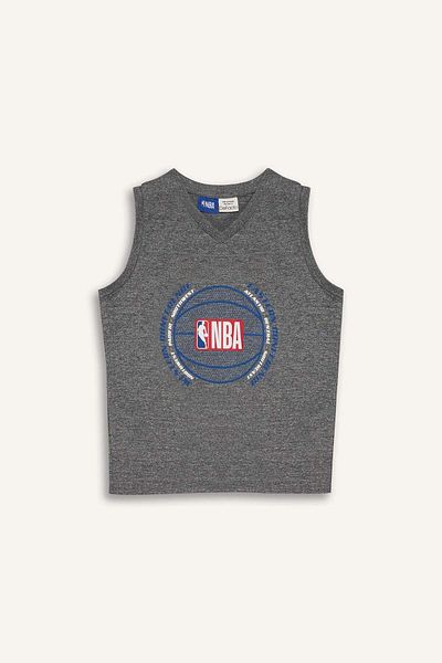 DeFacto Boy's Nba Wordmark V-Neck Undershirt E4847A825Hs