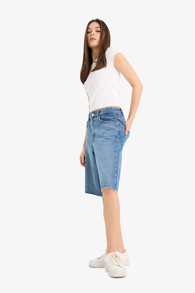 DeFacto Tricou cu mânecă scurtă Bsic cu decolteu ajustat F3833ax25sm