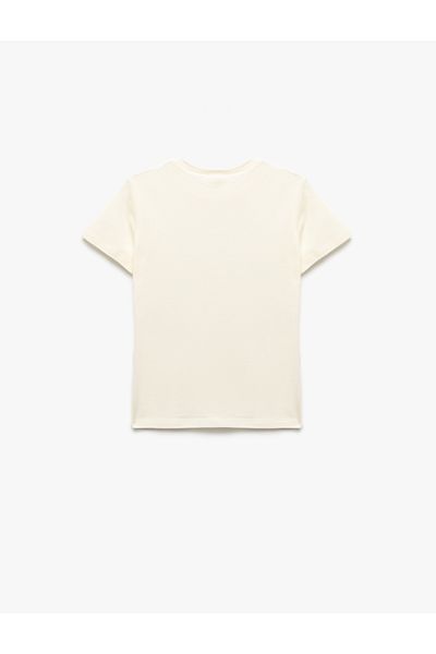 Koton New Season Cotton Short Sleeve Crew Neck Basic T-Shirt