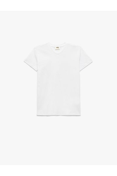 Koton KT - Tricou de bază cu mânecă scurtă, bumbac