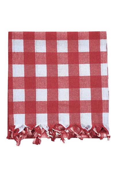 merland benvecocuk 150x150 Cm Checkered Tablecloth Picnic Tablecloth Fringed