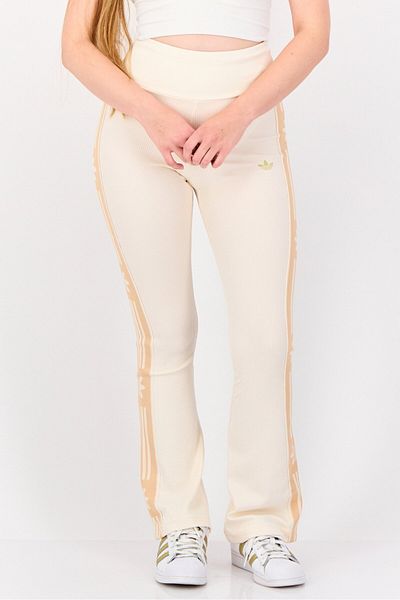 adidas Women Sportswear Fit Pull On Outdoor Flare Leggings, Beige