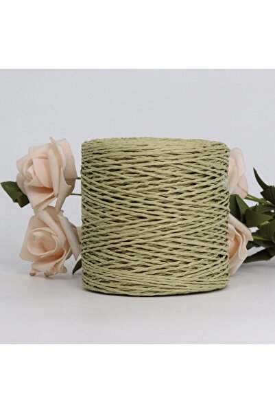 Choice خيوط قش الرافي ماتشا 100 جرام، حياكة يدوية، حقائب قبعات صيفية، خيوط كر...