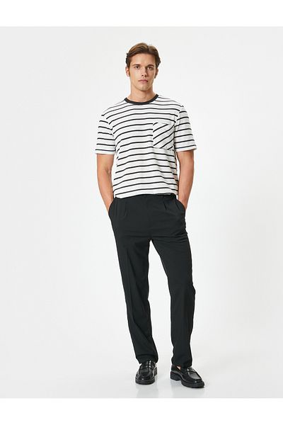 Koton Black Men's Basic T-Shirt