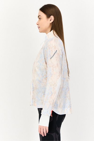 adidas Women Sportswear Fit Long Sleeve Running Windbreaker Jacket, Mluticolor