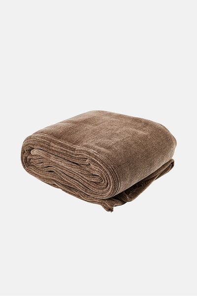 Muy Mucho Double-Sided Blanket, Brown