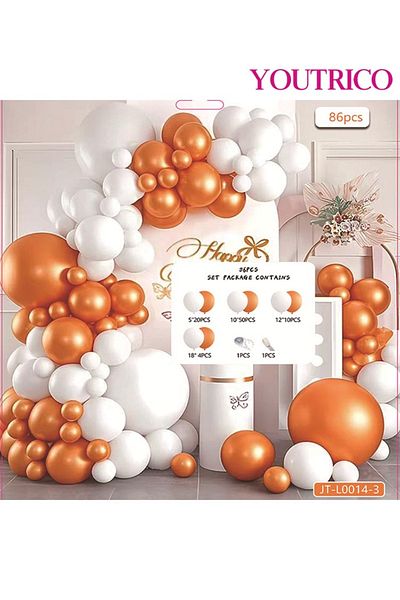 Youtrico Dreamy Macaron Balloon Garland - Pastel Colour Wedding Decoration