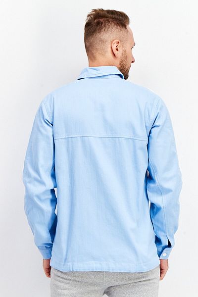 adidas Men Sportswear Fit Long Sleeve Brand Logo Jacket, Blue