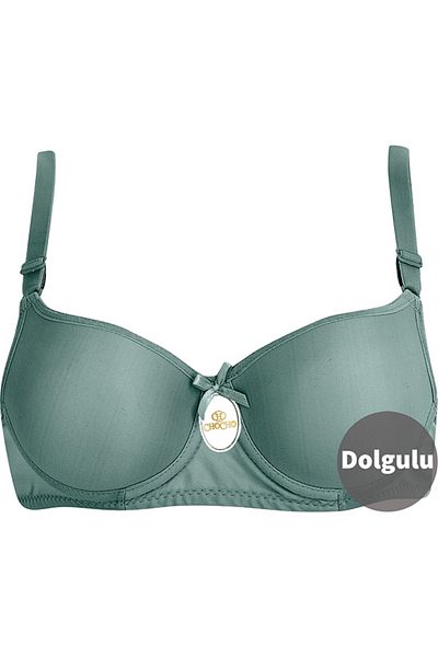 CHC Chocho Women's Underwire Padded Water Green Bra