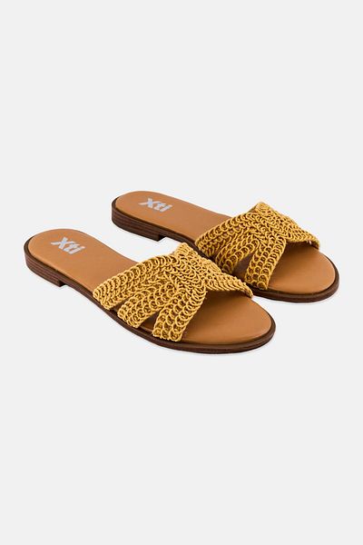 XTI Women Slip On Flats, Camel