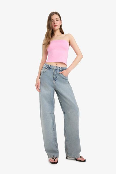 DeFacto Coool Fitted Strapless Blouse F5162Ax25Sm