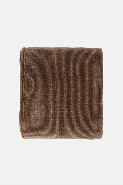 Muy Mucho Double-Sided Blanket, Brown