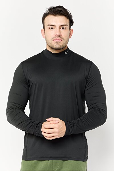 Reebok Men Sportswear Fit Long Sleeves Training T-shirt, Black