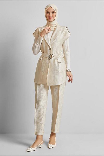 Alvina Belt and Pants Suit 45581