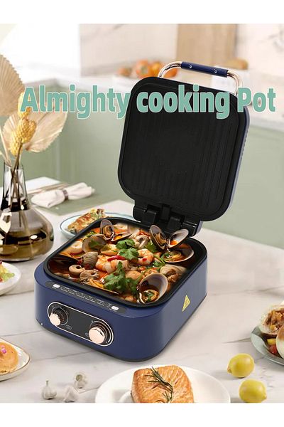 LAC LAICHY 2.8L Large Capacity Electric Baking Tray And Cooking Machine, 1800w, 10 In 1 Multifunctional,frying
