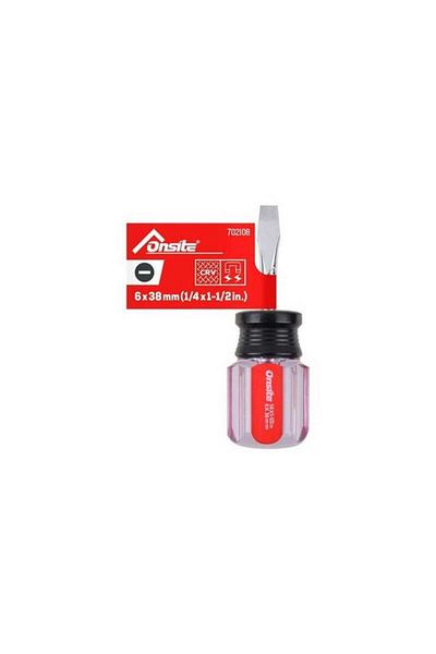 Generic مفك براغي مسطح متعدد الألوان 6 × 38 مم 702108