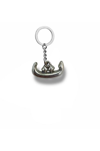 Herşey Nota Arabic Keychain with Letter Te – Metal Accessory with Zamak Plated Spiritual Figure