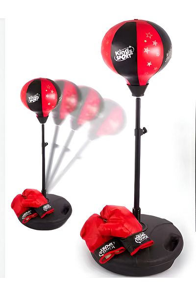 rexa Kings Sport Kids Boxing Set – Punching Ball with Stand & Gloves