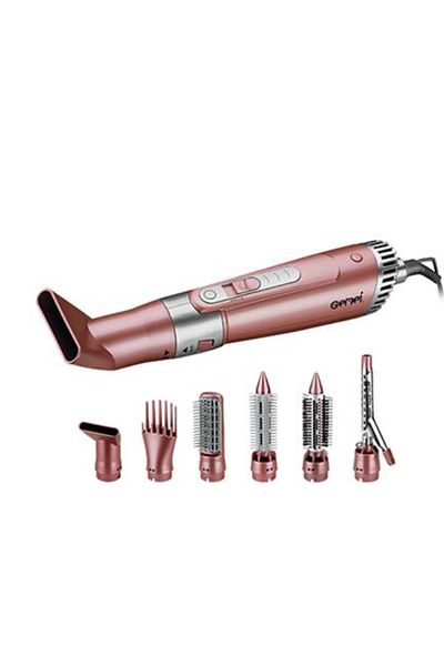 Gemei Gm-4831 2200w 7 In 1 Professional Hot Hair Styler - Pink