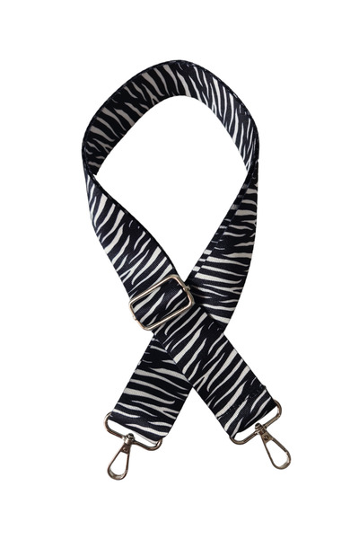 DAPHNE HOME DESİGN Polyester Kolon Ayarlanabilir Çanta Sapı - Telefon Askısı (120 CM) / ZEBRA DESEN