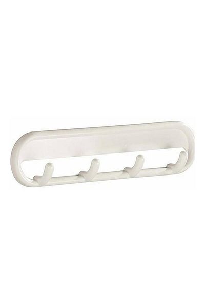 Generic حامل مفاتيح لاصق من InterDesign باللون الأبيض متوسط الحجم