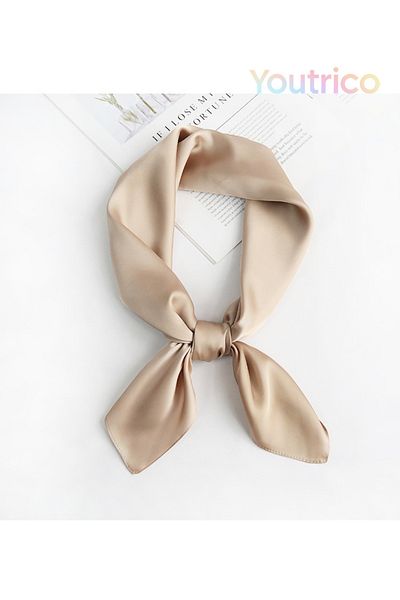 Youtrico Patterned scarf,Simple solid colors,Stylish matching,70*70cm