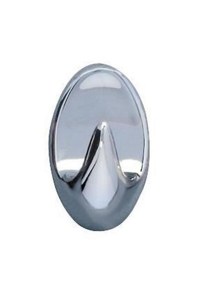 Generic Wenko 3-Piece Liliput High Quality Oval Shape Self Adhesive Bathroom Hook Chrome 4404030100