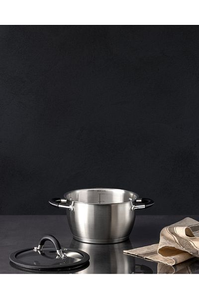 Madame Coco Colin Deep Pot - Steel - 18 cm