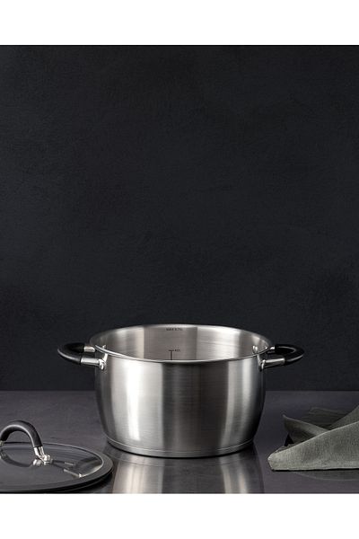 Madame Coco Colin Deep Pot - Steel - 24 cm