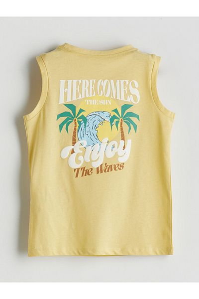 LC Waikiki Στάνταρ φόρμα 100% βαμβακερό μπλουζάκι για αγόρι