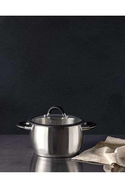 Madame Coco Colin Deep Pot - Steel - 22 cm