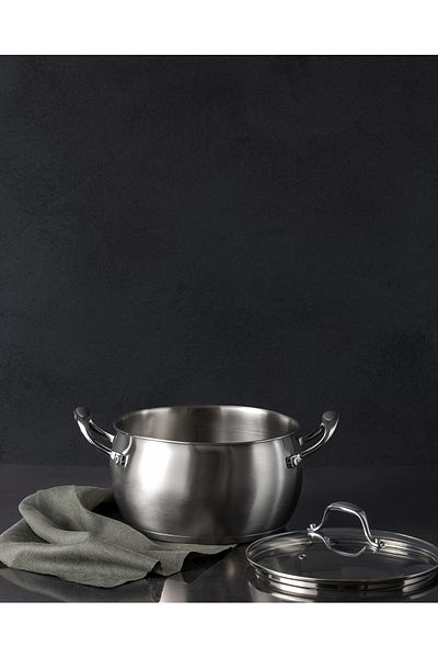 Madame Coco Avery Deep Pot - Steel - 22 cm