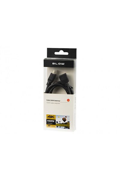 Blow HDMI-HDMI Classic Cable, Blow, Gold-plated plug, 4K, 1.5 m, Black