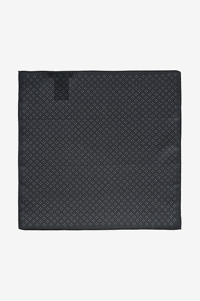 ALTINYILDIZ CLASSICS Men's Black Patterned Handkerchief