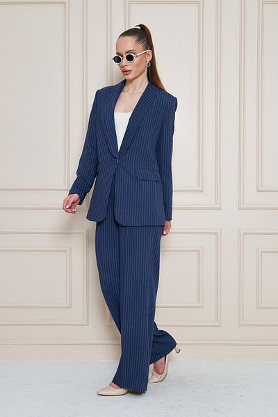 LOVELF Σαλιάρα Ριγέ Κρεπ Σετ Navy Blue