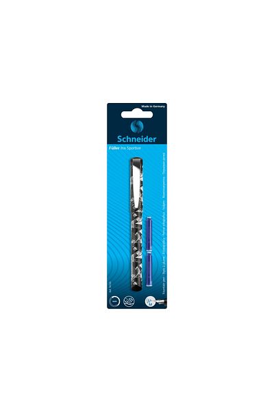 SCHNEIDER Inx Sportive Pen 2 Refills/blister Black